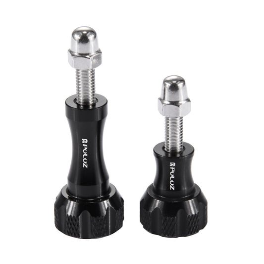 PULUZ CNC Aluminum Thumb Knob Stainless Bolt Nut Screw Set for GoPro Hero11 Black / HERO10 Black / HERO9 Black / HERO8 Black /7 /6 /5 /5 Session /4 Session /4 /3+ /3 /2 /1, DJI Osmo Action, Xiaoyi and Other Action Cameras(Black) - Screws by PULUZ | Online Shopping South Africa | PMC Jewellery