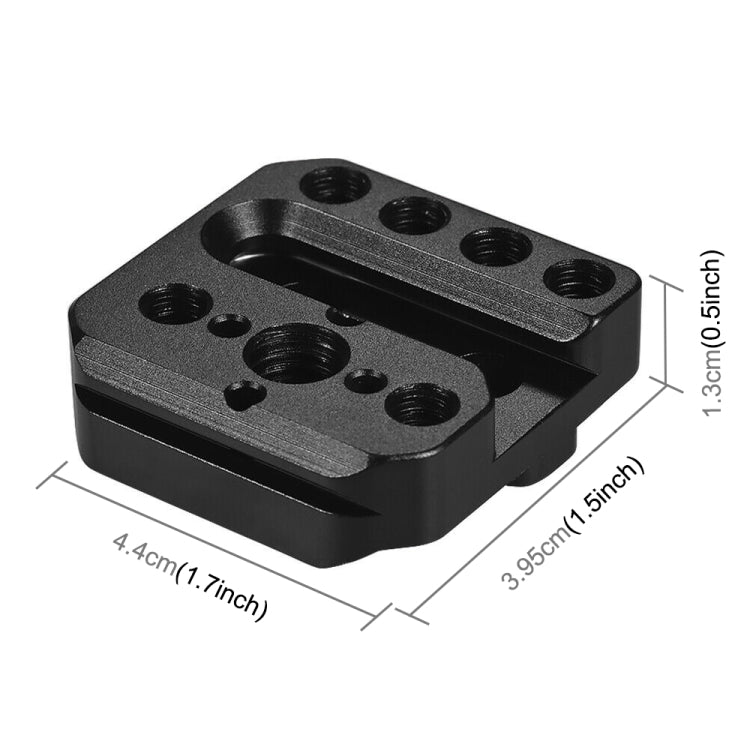 PULUZ Quick Release Plate External Mounting Holder for DJI RONIN / RONIN-S - Quick Release Plate by PULUZ | Online Shopping South Africa | PMC TechLife | Buy Now Pay Later Mobicred