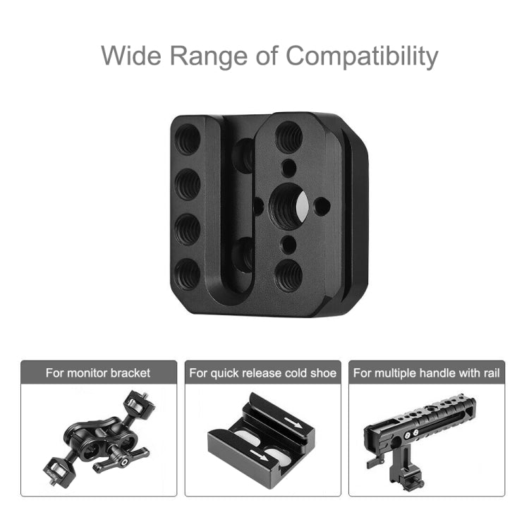 PULUZ Quick Release Plate External Mounting Holder for DJI RONIN / RONIN-S - Quick Release Plate by PULUZ | Online Shopping South Africa | PMC TechLife | Buy Now Pay Later Mobicred