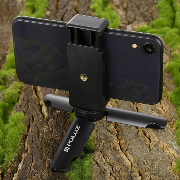 PULUZ Mini Plastic Tripod + Universal Phone Clamp Bracket, For iPhone, Galaxy, Huawei, Xiaomi, Sony, HTC, Google and other Smartphones - Desktop Holder by PULUZ | Online Shopping South Africa | PMC Jewellery