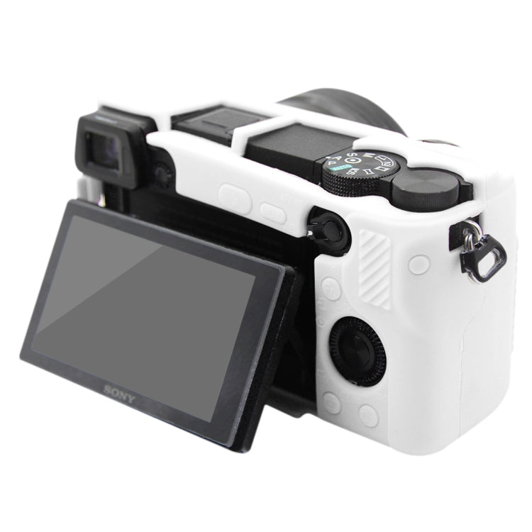 PULUZ Soft Silicone Protective Case for Sony ILCE-6300 / A6400(White) - Protective Case by PULUZ | Online Shopping South Africa | PMC TechLife | Buy Now Pay Later Mobicred