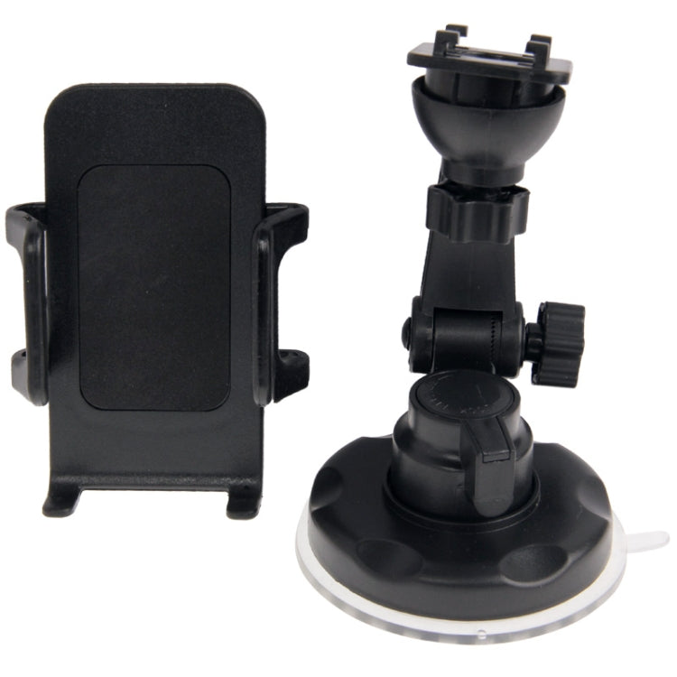 Universal 360 Degree Rotation Suction Cup Car Holder / Desktop Stand for iPhone, Galaxy, Sony, Lenovo, HTC, Huawei, and other Smartphones of Width: 4.5cm - 7.4cm(Black) - Car Holders by PMC Jewellery | Online Shopping South Africa | PMC Jewellery