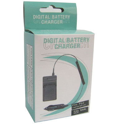 Digital Camera Battery Charger for SANYO DBL50 & FUJI FNP60/ NP120(Black) - Battery Car Charger by PMC Jewellery | Online Shopping South Africa | PMC Jewellery