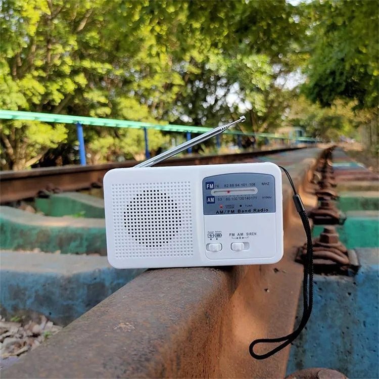 Multi-function Portable Solar / Cranked Dynamo Power LED Flashlight with AM/FM Radio & Mobile Phone Charger - Radio Player by PMC TechLife | Online Shopping South Africa | PMC TechLife
