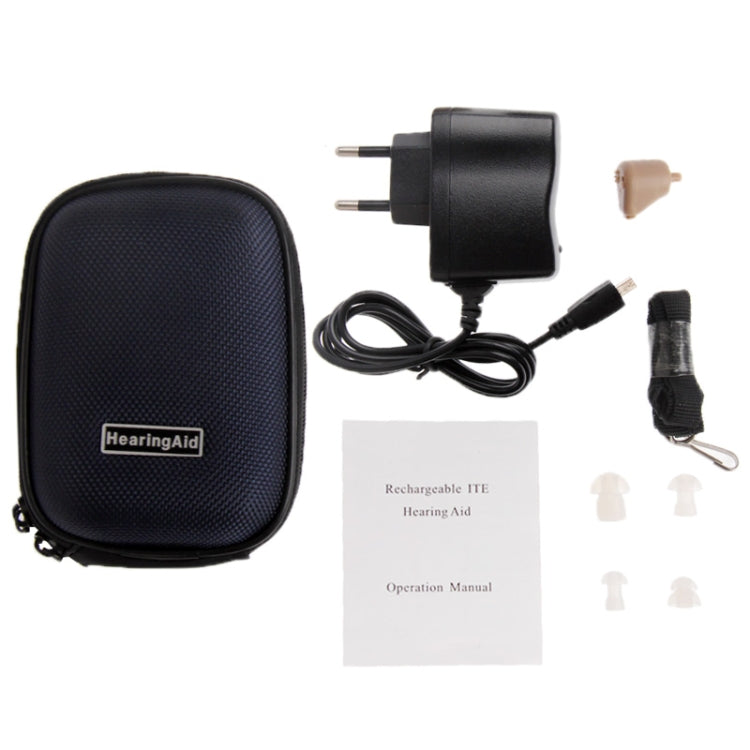 Axon Rechargeable ITE Hearing Aid Sound Amplifier, Support Volume Control (K-88) - Hearing Aids by PMC Jewellery | Online Shopping South Africa | PMC Jewellery