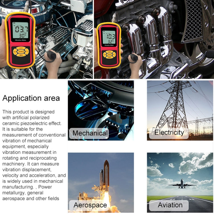 BENETECH GM63B Digital Vibration Meter - free shipping - PMC TechLife - Order now!