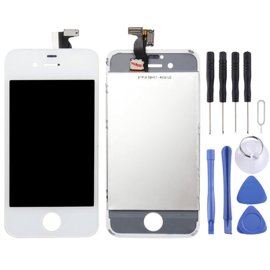 Digitizer Assembly (Original LCD + Frame + Touch Pad) for iPhone 4S (White) - iPhone 4/4S Parts by PMC Jewellery | Online Shopping South Africa | PMC Jewellery