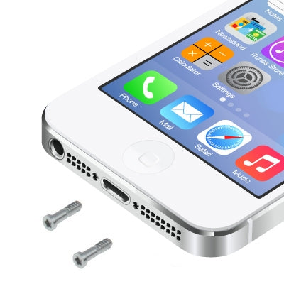 20 PCS for iPhone 5 / 5S Original Dock Screws(Silver) - free shipping - PMC TechLife - Order now!