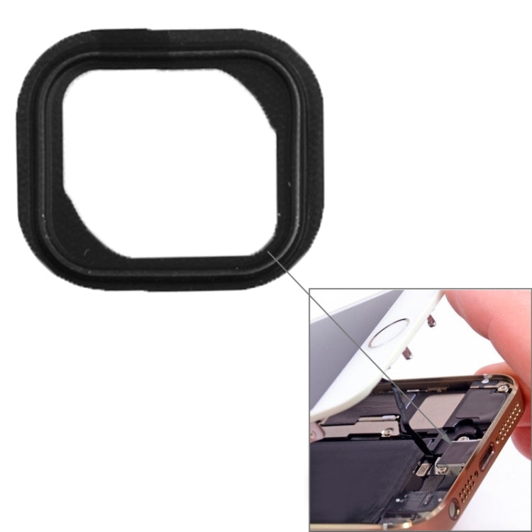 10 PCS for iPhone 5S Original Home Button Sticker(Black) - iPhone 5 Parts by PMC TechLife | Online Shopping South Africa | PMC TechLife