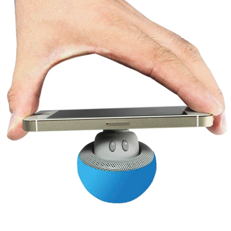 Mushroom Shape Bluetooth Speaker with Suction Holder(Blue) - Desktop Speaker by PMC Jewellery | Online Shopping South Africa | PMC Jewellery