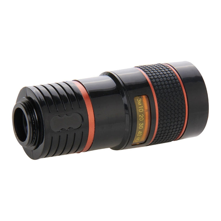 8X Zoom Telescope Telephoto Camera Lens with Clip(Black) - Telescope & Microscope by PMC TechLife | Online Shopping South Africa | PMC TechLife