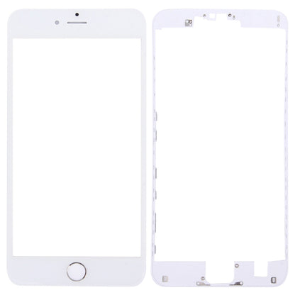 3 in 1 for iPhone 6s Plus (Front Screen Outer Glass Lens + Front Housing LCD Frame + Home Button)(Silver) - iPhone 6S/6S Plus Parts by PMC Jewellery | Online Shopping South Africa | PMC Jewellery