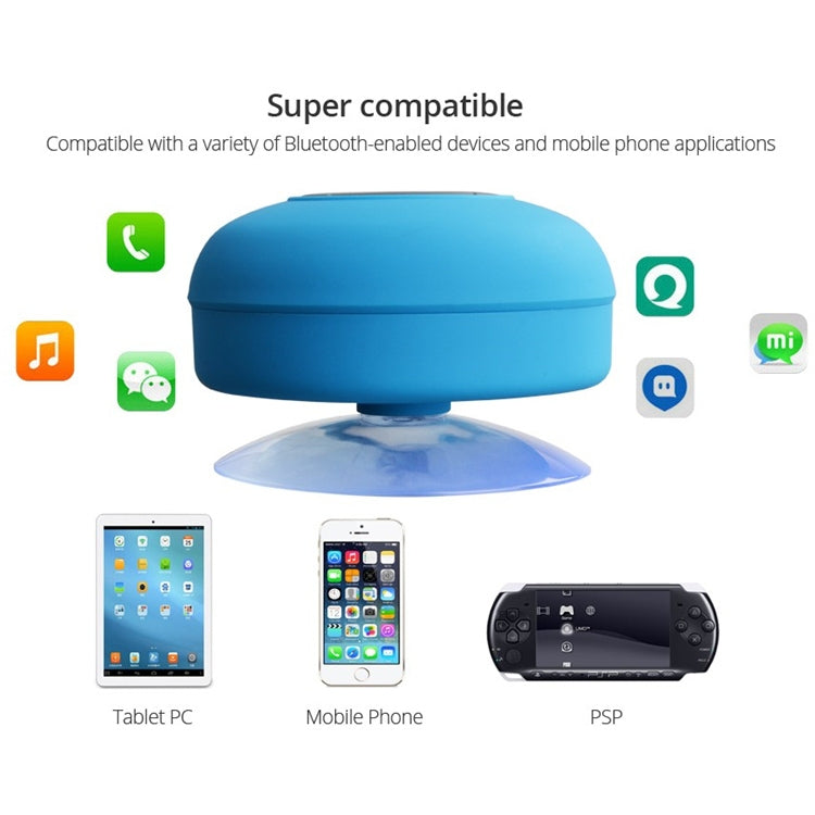 Mini Waterproof Bluetooth ISSC3.0 Speaker for iPad / iPhone / Other Bluetooth Mobile Phone, Support Handfree Function, Waterproof Level: IPX4, BTS-06(Blue) - Waterproof Speaker by PMC TechLife | Online Shopping South Africa | PMC TechLife