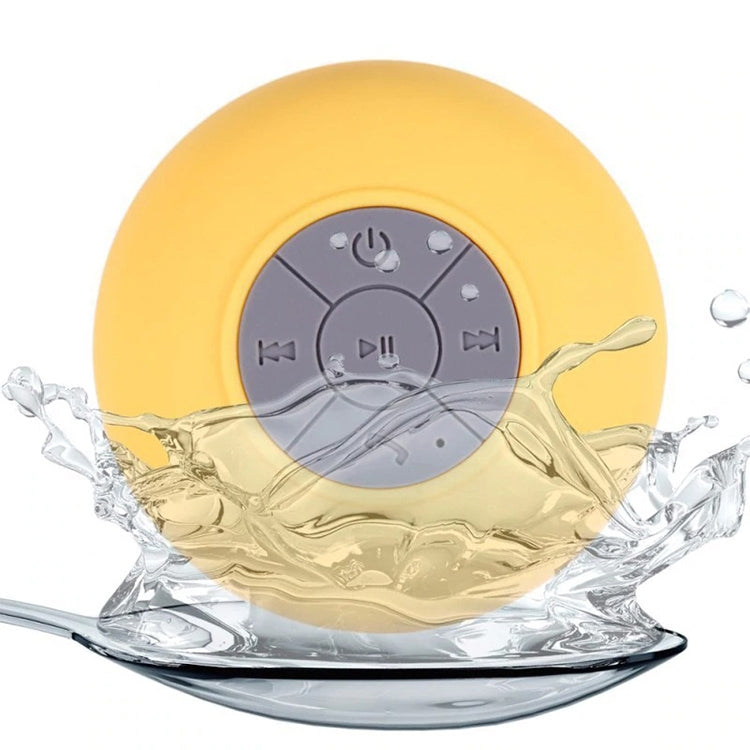 BTS-06 Mini Waterproof IPX4 Bluetooth V2.1 Speaker, Support Handfree Function(Yellow) - Waterproof Speaker by PMC TechLife | Online Shopping South Africa | PMC TechLife