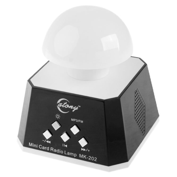 CT-0019 Multi LED Lights Speaker with FM Radio, Support TF Card(Black) - Desktop Speaker by PMC TechLife | Online Shopping South Africa | PMC TechLife