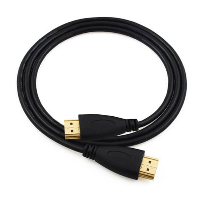 1.8m HDMI to HDMI 19Pin Cable, 1.4 Version, Support 3D, Ethernet, HD TV / Xbox 360 / PS3 etc (Gold Plated)(Black) - Cable by PMC Jewellery | Online Shopping South Africa | PMC Jewellery