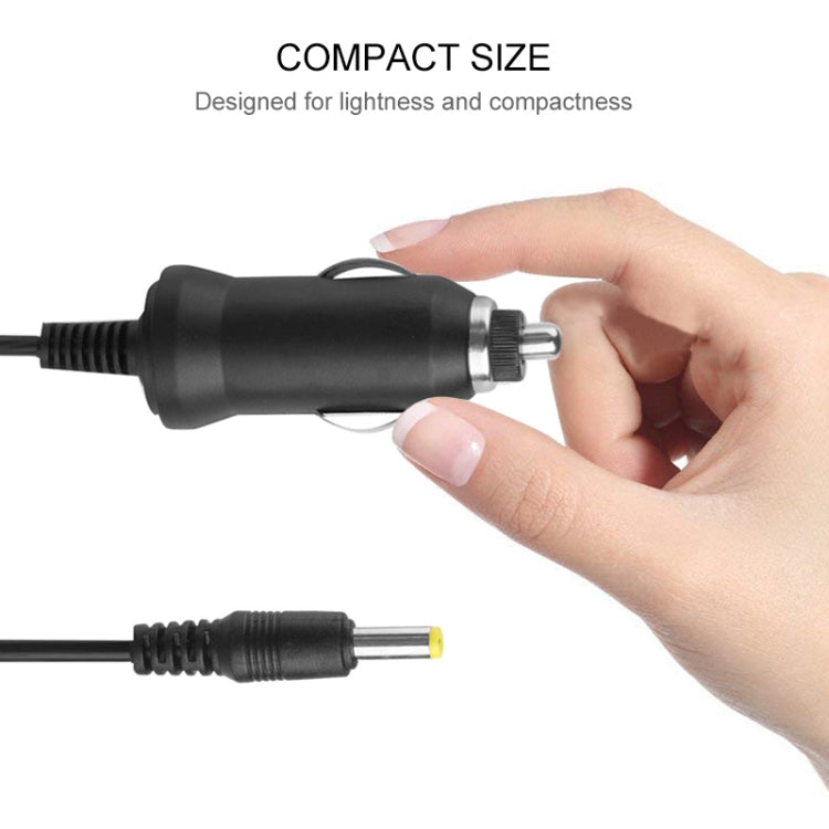 DC 12V Car Charger for Portable DVD Player, Tip: 4.0 x 1.7mm(Black) - Car Charger by PMC TechLife | Online Shopping South Africa | PMC TechLife