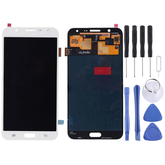 LCD Screen and Digitizer Full Assembly (OLED Material ) for Galaxy J7 / J700, J700F, J700F/DS, J700H/DS, J700M, J700M/DS, J700T, J700P(White) - LCD Screen by PMC Jewellery | Online Shopping South Africa | PMC Jewellery