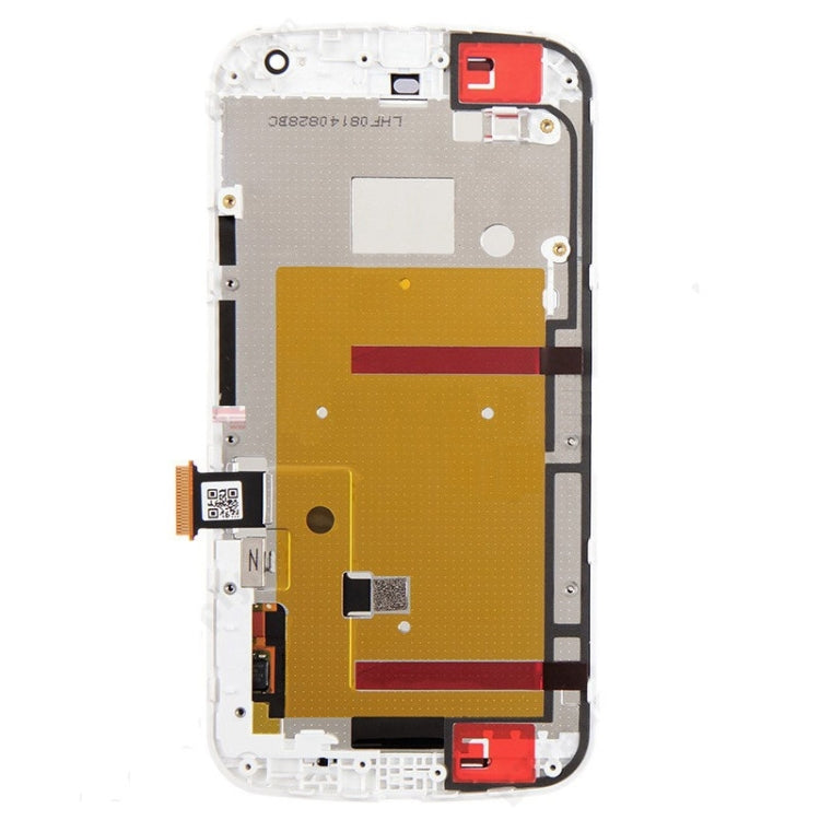 3 in 1 (LCD + Frame + Touch Pad) Digitizer Assembl for Motorola Moto G2(White) - LCD Screen by PMC Jewellery | Online Shopping South Africa | PMC Jewellery