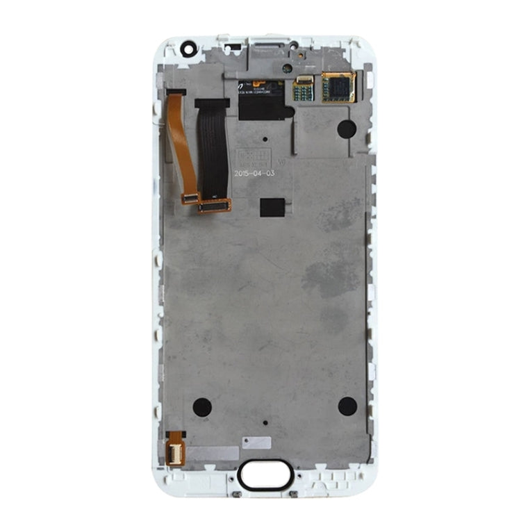 TFT LCD Screen for Meizu MX5 Digitizer Full Assembly with Frame(White) - LCD Screen by PMC Jewellery | Online Shopping South Africa | PMC Jewellery