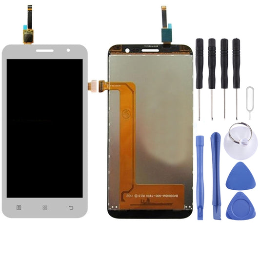 OEM LCD Screen for Lenovo A8 / A806 / A808T with Digitizer Full Assembly (White) - LCD Screen by PMC Jewellery | Online Shopping South Africa | PMC Jewellery