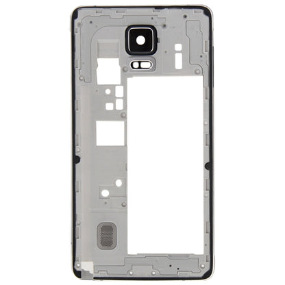 For Galaxy Note 4 / N910F Full Housing Cover (Front Housing LCD Frame Bezel Plate + Middle Frame Bezel Back Plate Housing Camera Lens Panel + Battery Back Cover ) (Black) - Back Cover by PMC Jewellery | Online Shopping South Africa | PMC Jewellery