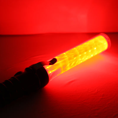 Safety Traffic 3-Mode Control Red LED Baton with Flashlight, Length: 29.5cm(Red) - Warning Lights by PMC TechLife | Online Shopping South Africa | PMC TechLife