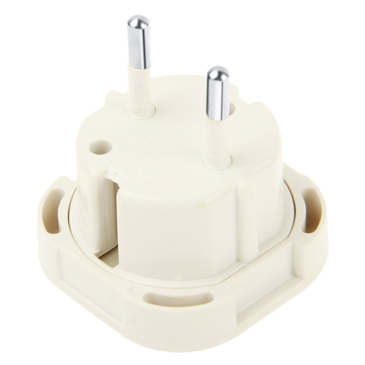 High Quality UK Plug to EU Plug AC Wall Universal Travel Power Socket Plug Adaptor(White) - Plug Adaptor by PMC Jewellery | Online Shopping South Africa | PMC Jewellery