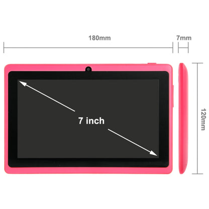 7.0 inch Tablet PC, 512MB+4GB, Android 4.2.2, 360 Degrees Menu Rotation, Allwinner A33 Quad-core, Bluetooth, WiFi(Magenta) - 7.0-8.0 inch by PMC Jewellery | Online Shopping South Africa | PMC Jewellery