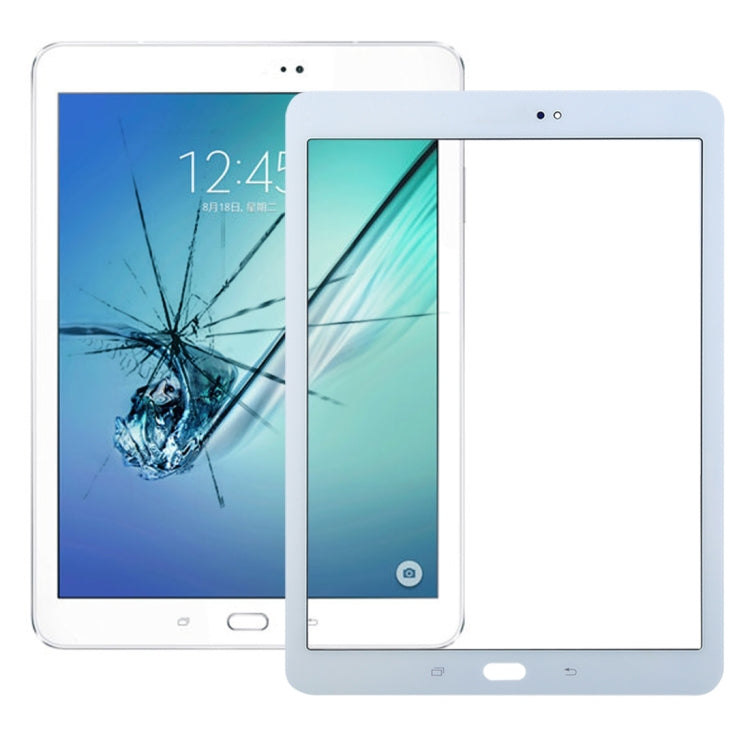 For Galaxy Tab S2 9.7 / T810 / T813 / T815 / T820 / T825 Front Screen Outer Glass Lens (White) - Outer Glass Lens by PMC Jewellery | Online Shopping South Africa | PMC Jewellery