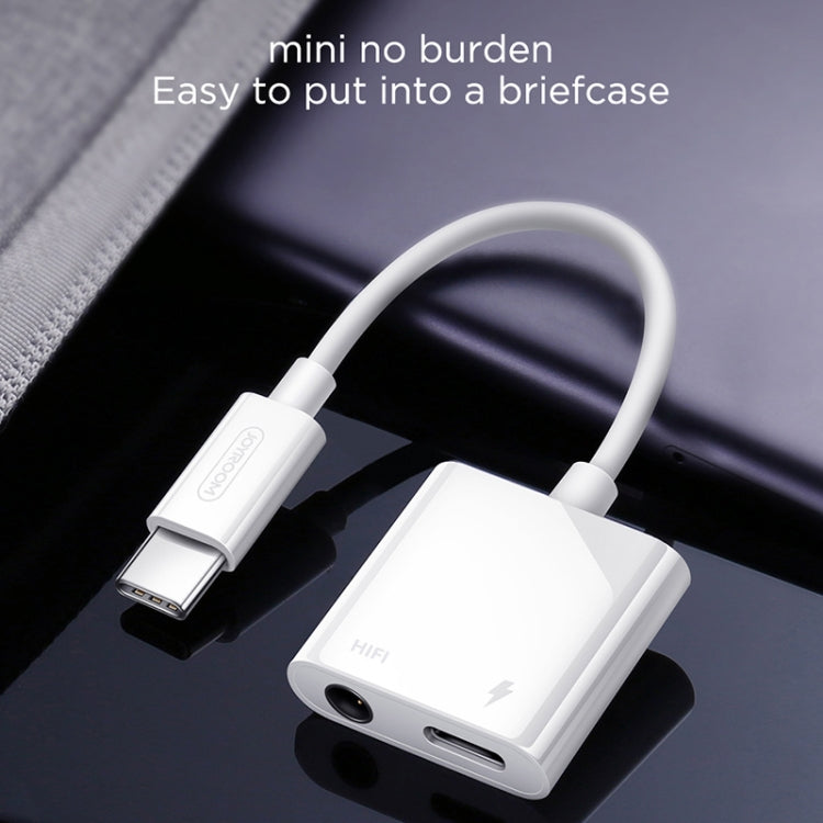 JOYROOM SH-C1 Type-C / USB-C to 3.5mm Digital Audio Converter Adapter (White) - free shipping - PMC TechLife - Order now!