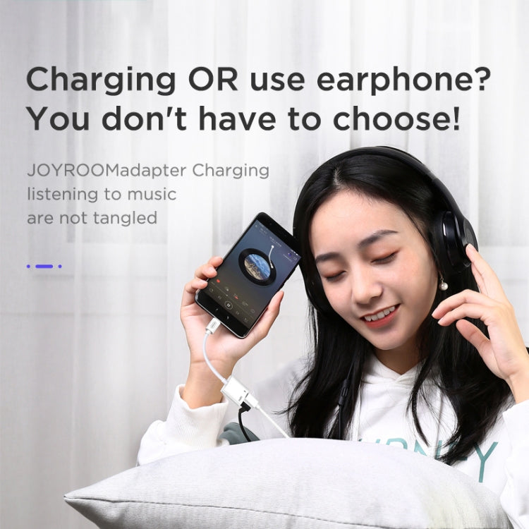JOYROOM SH-C1 Type-C / USB-C to 3.5mm Digital Audio Converter Adapter (White) - free shipping - PMC TechLife - Order now!