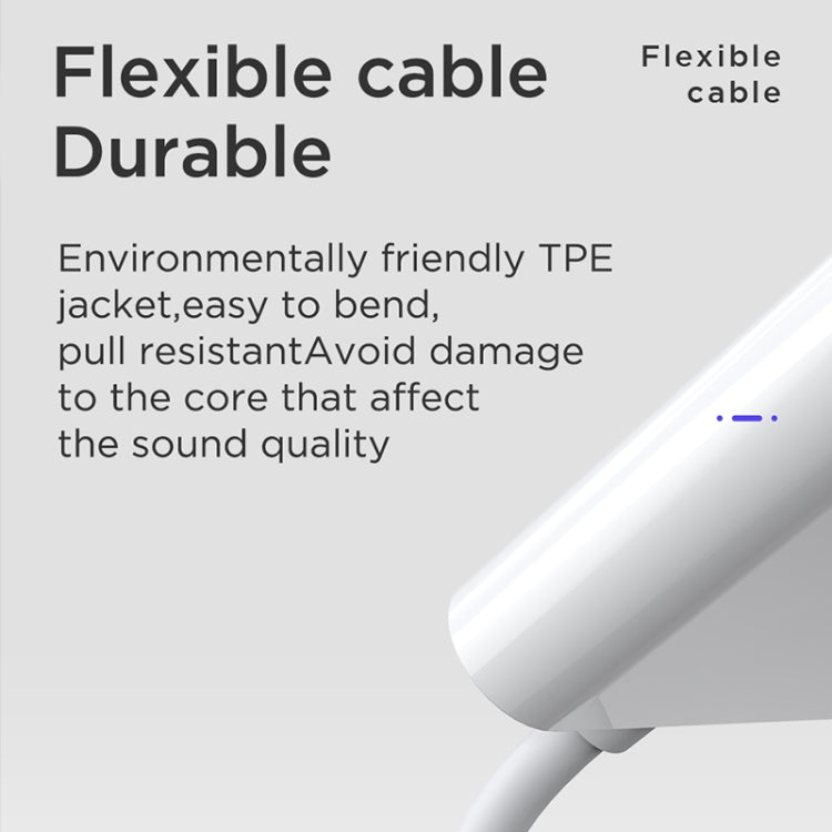 JOYROOM SH-C1 Type-C / USB-C to 3.5mm Digital Audio Converter Adapter (White) - free shipping - PMC TechLife - Order now!