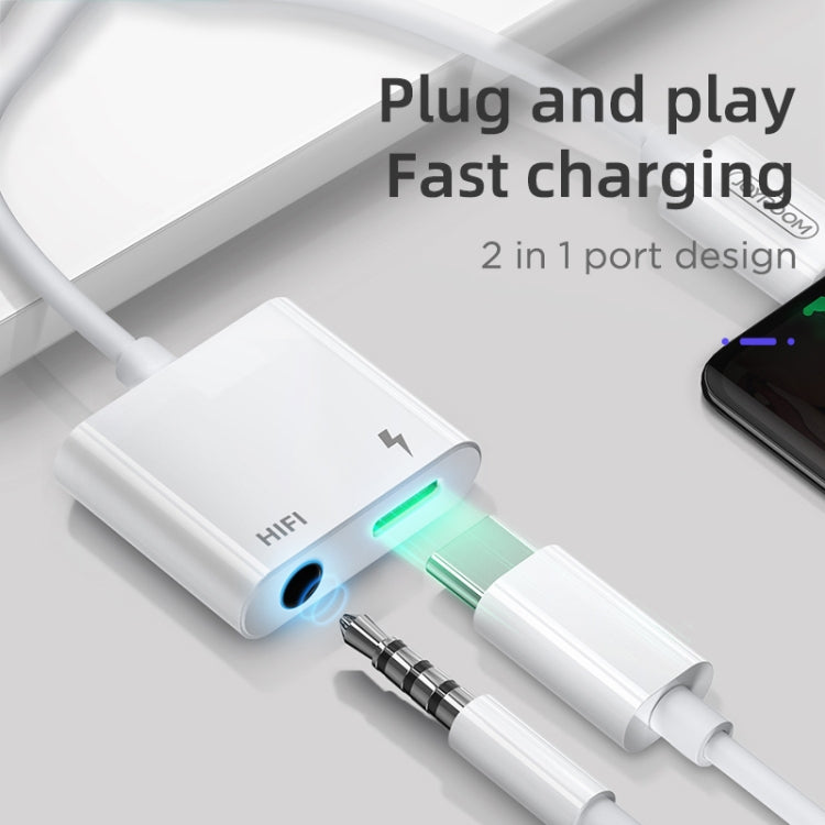 JOYROOM SH-C1 Type-C / USB-C to 3.5mm Digital Audio Converter Adapter (White) - free shipping - PMC TechLife - Order now!