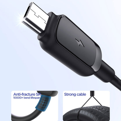 JOYROOM S-AM018A14 Multi-Color Series 2.4A USB to Micro USB Fast Charging Data Cable, Length:1.2m (Black) - Micro USB Cable by JOYROOM | Online Shopping South Africa | PMC Jewellery