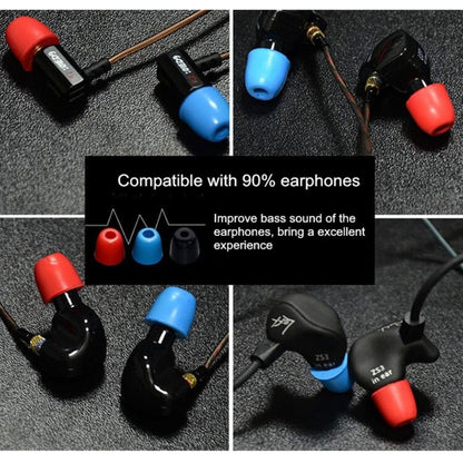 KZ 6 PCS Sound Insulation Noise Cancelling Memory Foam Earbuds Kit for All In-ear Earphone, Size: L & M & S(Blue) - Anti-dust & Ear Caps by KZ | Online Shopping South Africa | PMC Jewellery