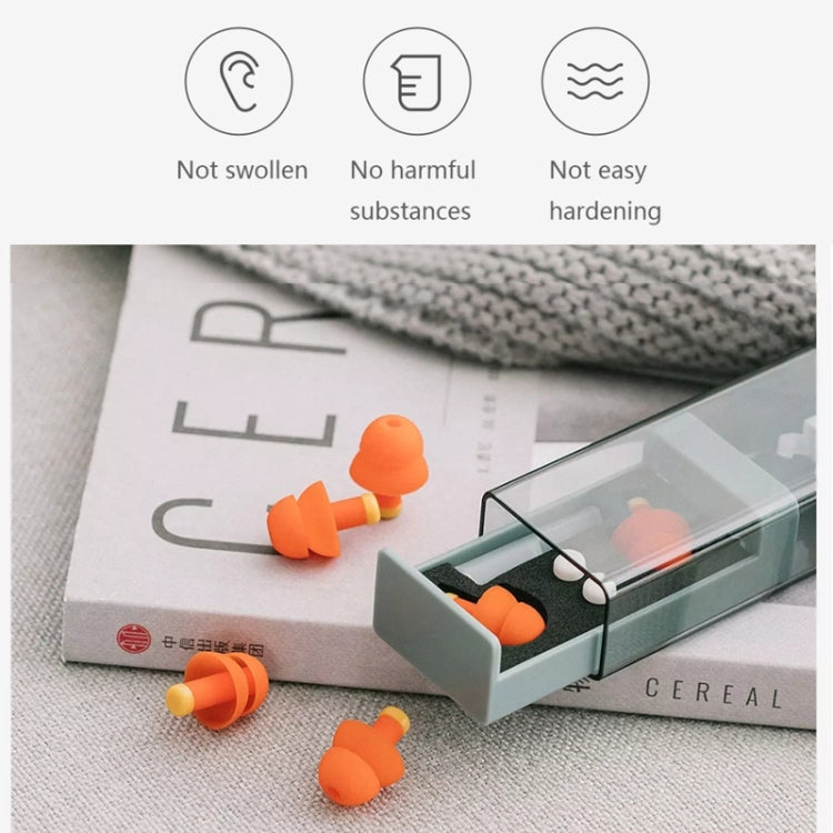 Original Xiaomi Youpin jordan &judy Portable Soundproof Noise Reduction Earplugs(Orange) - Ear Care Tools by Xiaomi | Online Shopping South Africa | PMC Jewellery