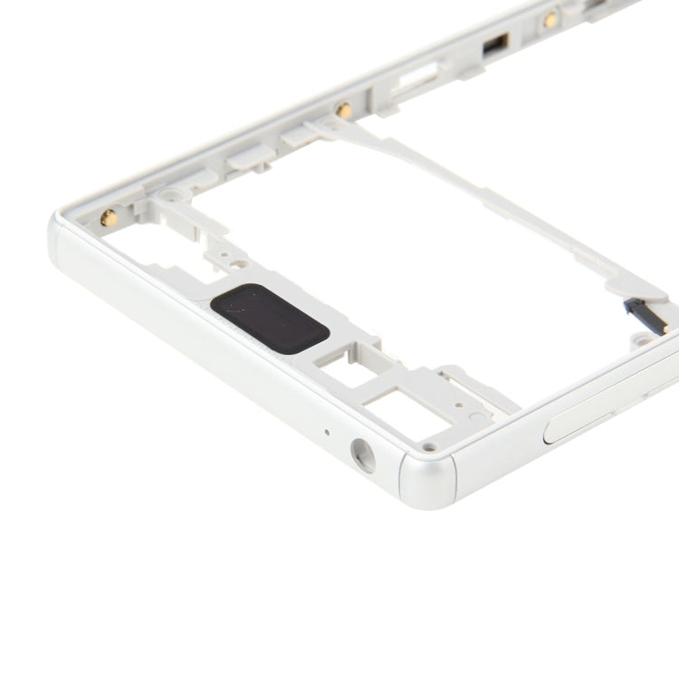 Front Bezel  for Sony Xperia Z5 (Single SIM Card Version) (Silver) - Frame Bezel Plate by PMC Jewellery | Online Shopping South Africa | PMC Jewellery