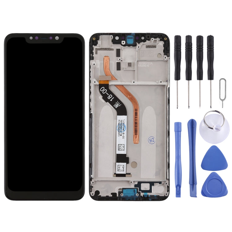 TFT LCD Screen for Xiaomi Pocophone F1 Digitizer Full Assembly with Frame(Black) - LCD Screen by PMC Jewellery | Online Shopping South Africa | PMC Jewellery