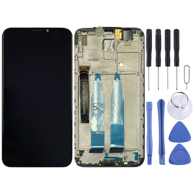 TFT LCD Screen for Meizu X8 Digitizer Full Assembly with Frame(Black) - LCD Screen by PMC Jewellery | Online Shopping South Africa | PMC Jewellery