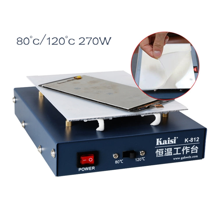 Kaisi K-812 Constant Temperature Heating Plate LCD Screen Open Separator Desoldering Station, US Plug - Repair Platform by Kaisi | Online Shopping South Africa | PMC Jewellery