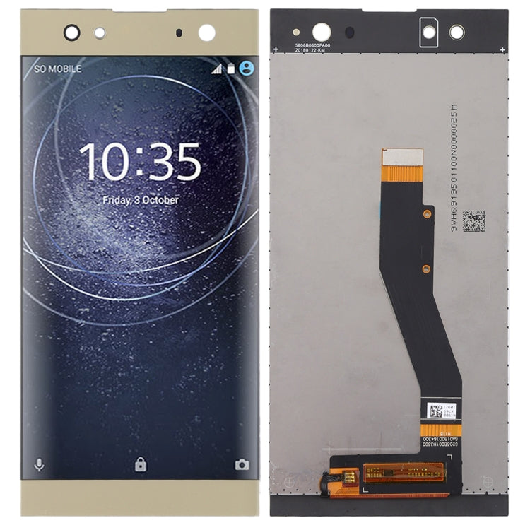 OEM LCD Screen for Sony Xperia XA2 Ultra with Digitizer Full Assembly(Gold) - LCD Screen by PMC Jewellery | Online Shopping South Africa | PMC Jewellery