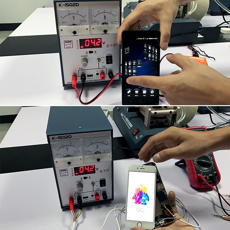 Kaisi K-1502D Repair Power Supply Current Meter 2A Adjustable DC Power Supply Automatic Protection, EU Plug - Power Supply by Kaisi | Online Shopping South Africa | PMC Jewellery