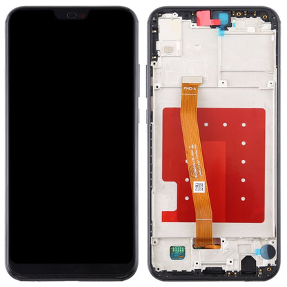 LCD Screen and Digitizer Full Assembly with Frame for Huawei P20 Lite / Nova 3e(Black) - LCD Screen by PMC Jewellery | Online Shopping South Africa | PMC Jewellery