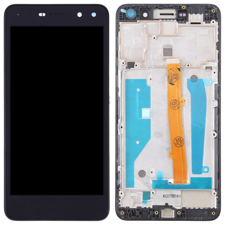 OEM LCD Screen for Huawei Y5 (2017) Digitizer Full Assembly with Frame (Black) - free shipping - PMC TechLife - Order now!