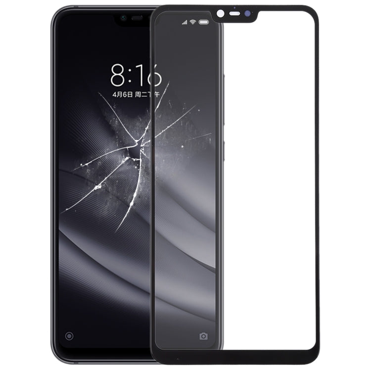 Front Screen Outer Glass Lens for Xiaomi Mi 8 Lite(Black) - LCD Related Parts by PMC Jewellery | Online Shopping South Africa | PMC Jewellery