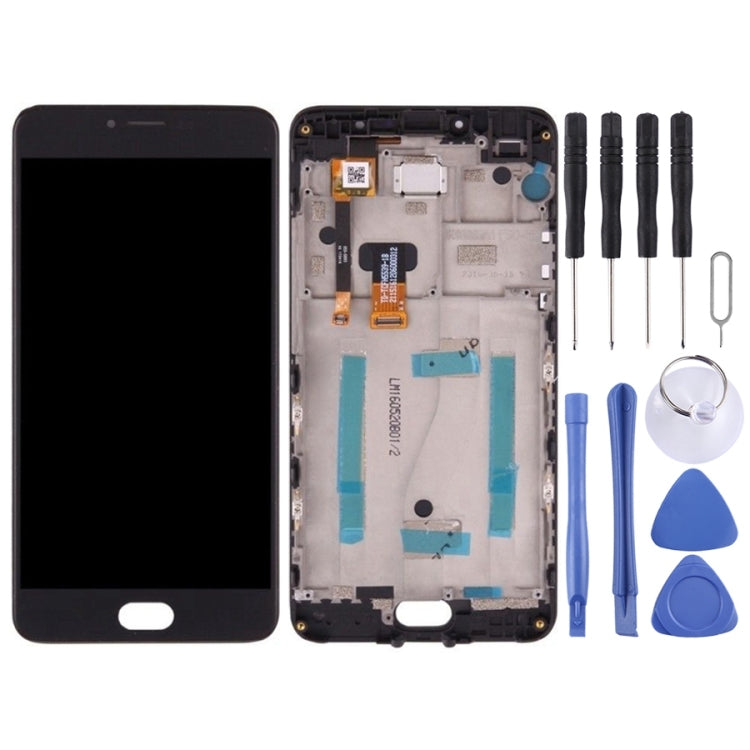 TFT LCD Screen for Meizu M3 Note / Meilan Note 3 CN Digitizer Full Assembly with Frame(Black) - LCD Screen by PMC Jewellery | Online Shopping South Africa | PMC Jewellery