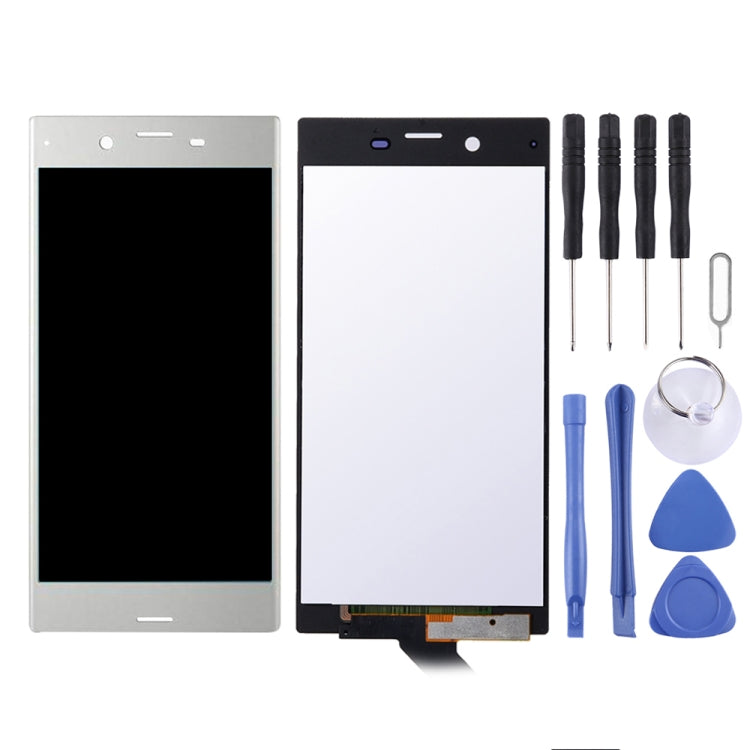 Original LCD Screen + Original Touch Panel for Sony Xperia XZ(Silver) - LCD Screen by PMC Jewellery | Online Shopping South Africa | PMC Jewellery