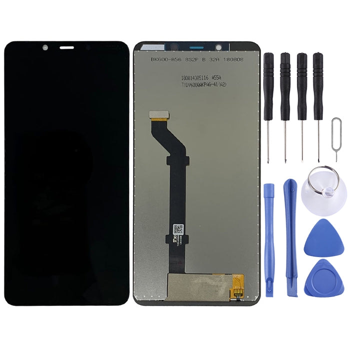 TFT LCD Screen for Nokia 3.1 Plus with Digitizer Full Assembly (Black) - free shipping - PMC TechLife - Order now!