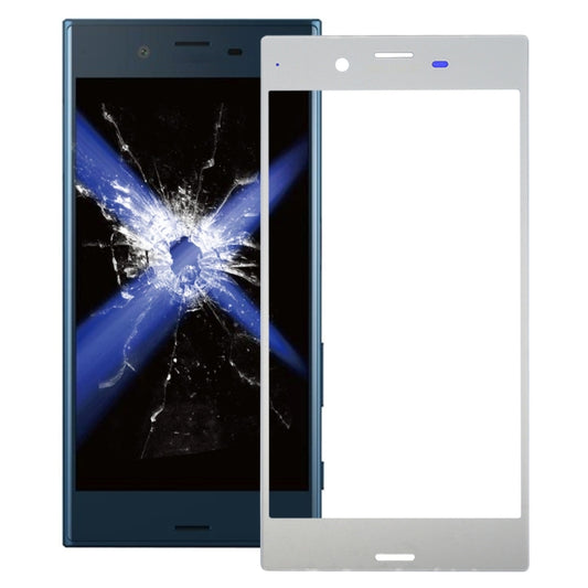 Front Screen Outer Glass Lens for Sony Xperia XZ(Silver) - Touch Panel by PMC Jewellery | Online Shopping South Africa | PMC Jewellery
